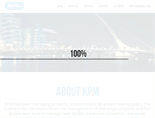Tablet Screenshot of kpm.ie